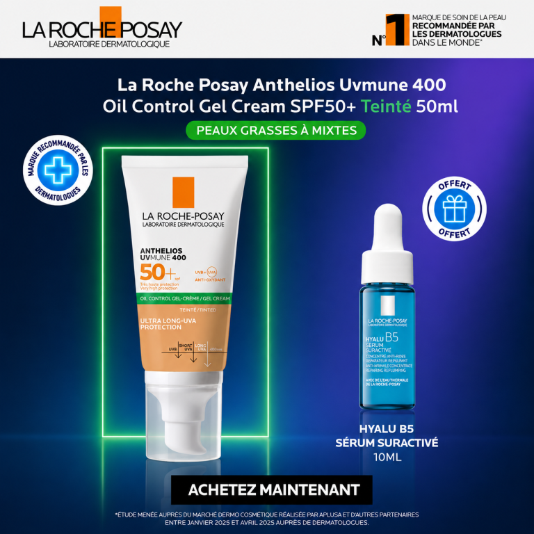 La Roche-Posay Anthelios UVmune 400 Oil Control SPF50+ 50 ml + Hyalu B5 10 ml