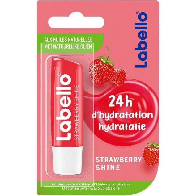 Labello Strawberry Shine Baume à lèvres