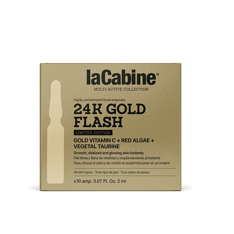 LaCabine 24K Gold Flash Ampoules 10 x 2 ml LaCabine 24K Gold Flash Ampoules 10 x 2 ml
