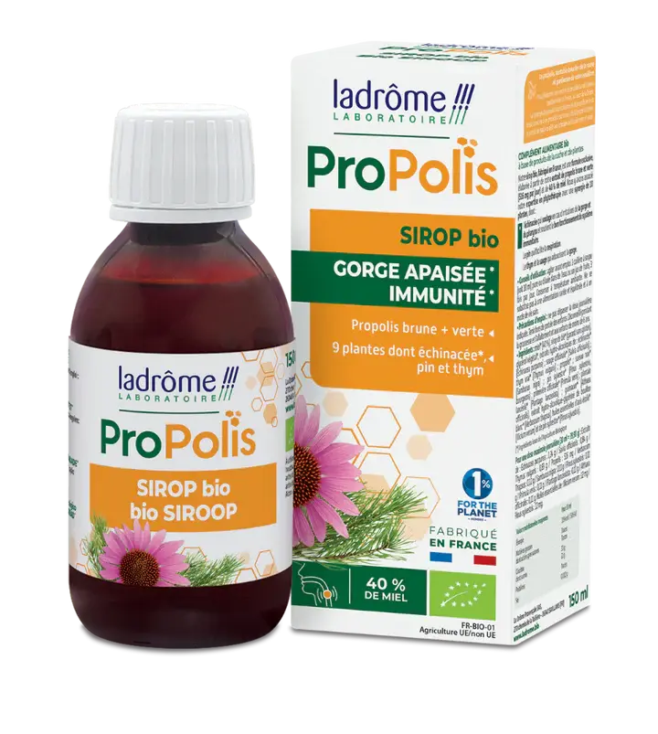 Ladrôme Sirop Propolis 150 ml Ladrôme Sirop Propolis 150 ml