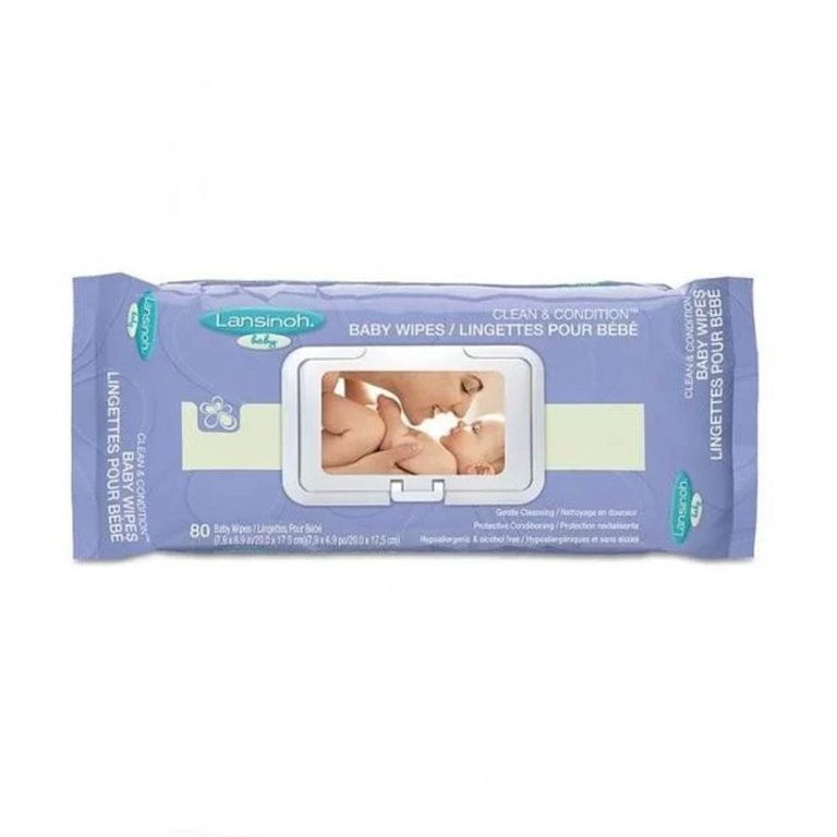 Lansinoh Bébé Lingettes à la lanoline x 80