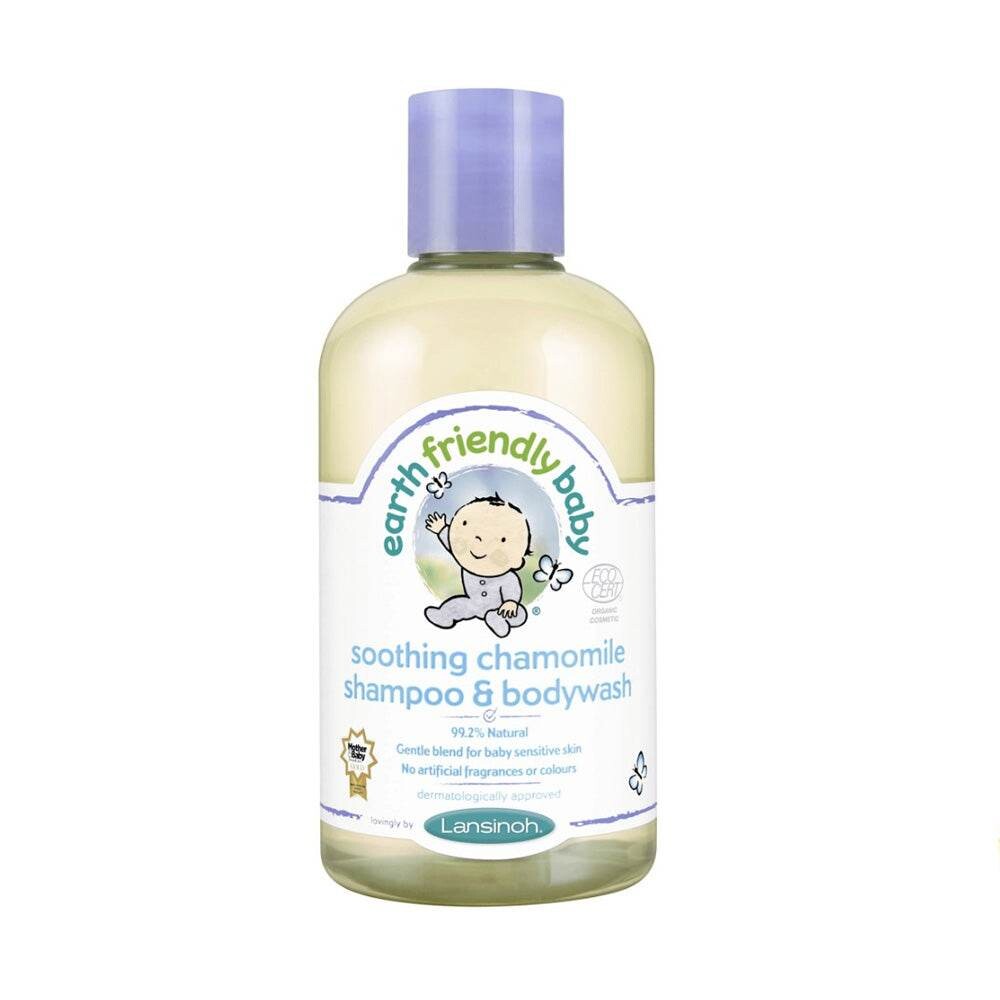 Lansinoh Shampooing et gel lavant camomille 250 ml