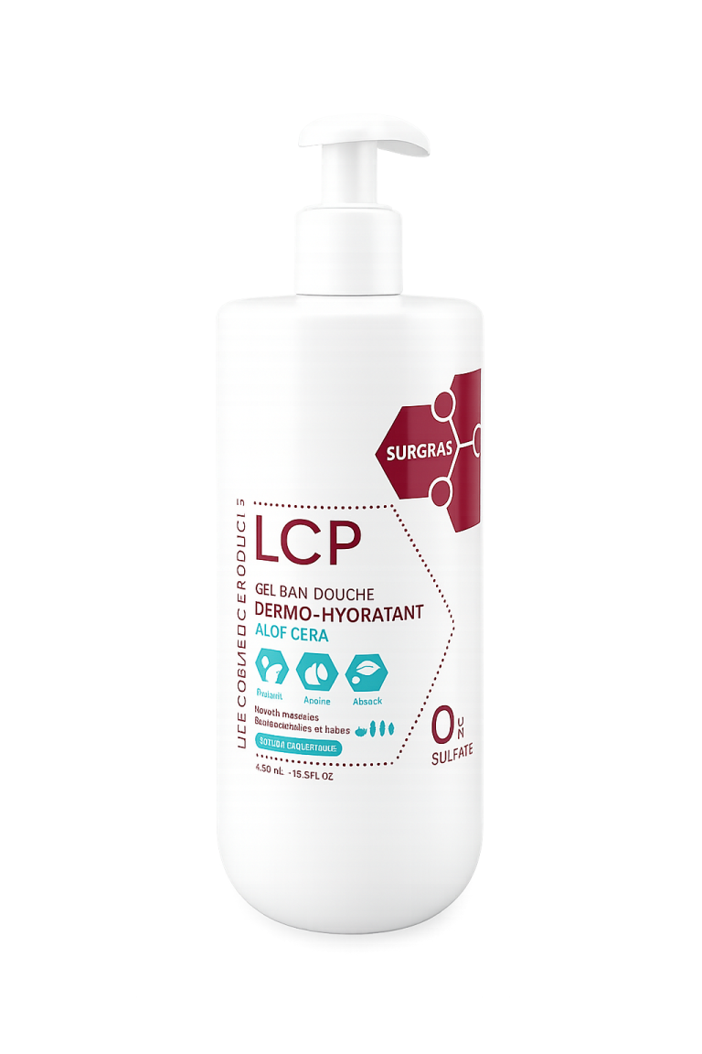 LCP Gel douche Aloe vera peaux sensibles 400 ml