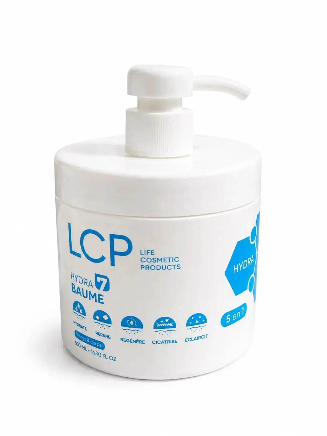 LCP Hydra7 Baume hydratant peaux sèches 500 ml LCP Hydra7 Baume hydratant peaux sèches 500 ml