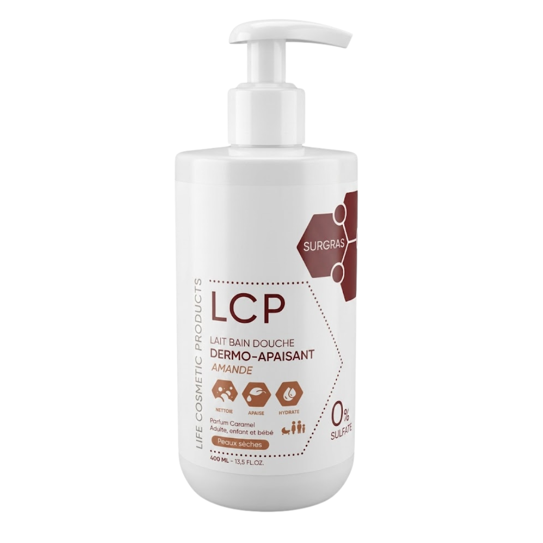 LCP Lait douche Amande peaux sèches 400 ml LCP Lait douche Amande peaux sèches 400 ml