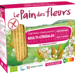 Le Pain des Fleurs Tartines craquantes multi-céréales bio sans gluten 150 g