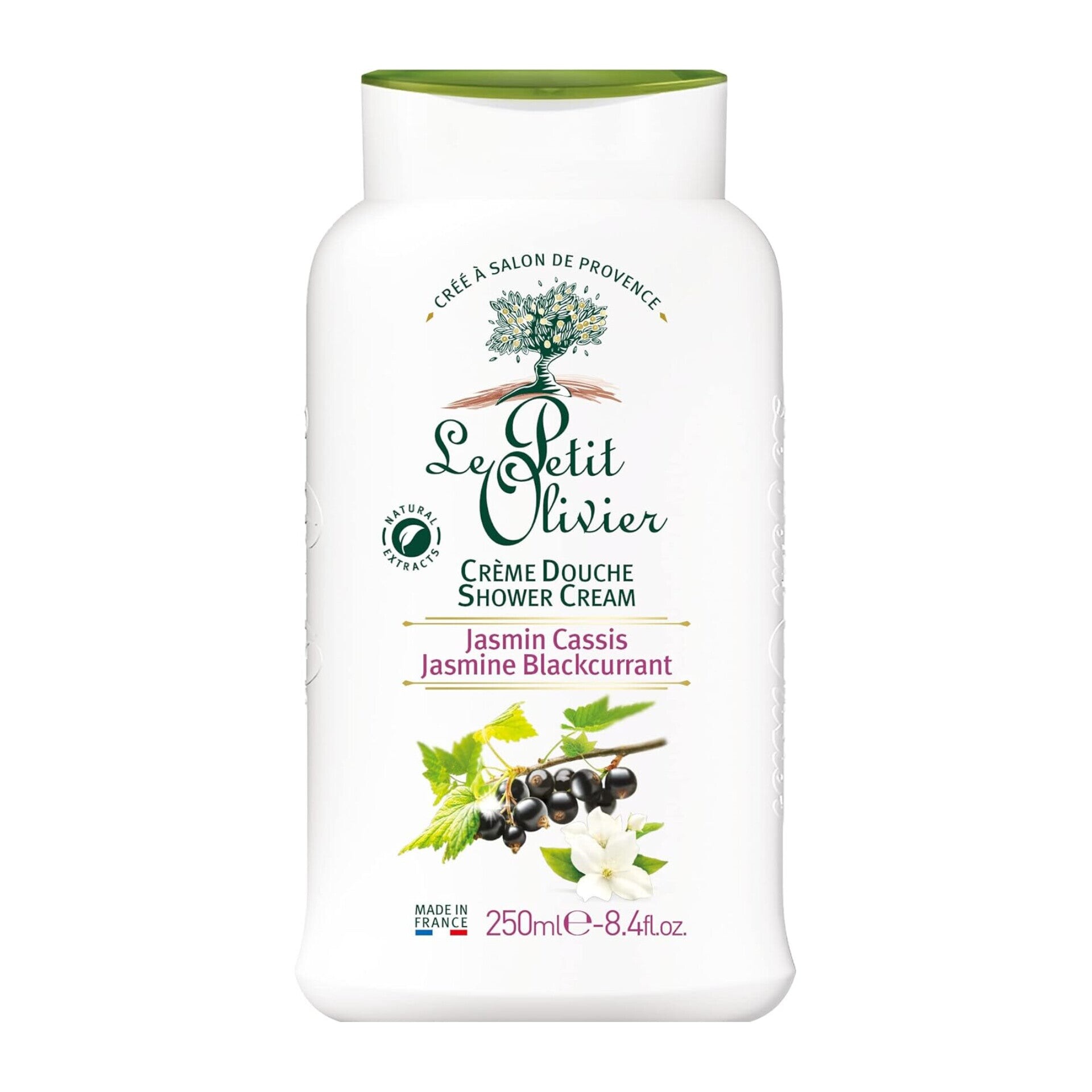 Le Petit Olivier Crème douche Jasmin cassis 250 ml Le Petit Olivier Crème douche Jasmin cassis 250 ml