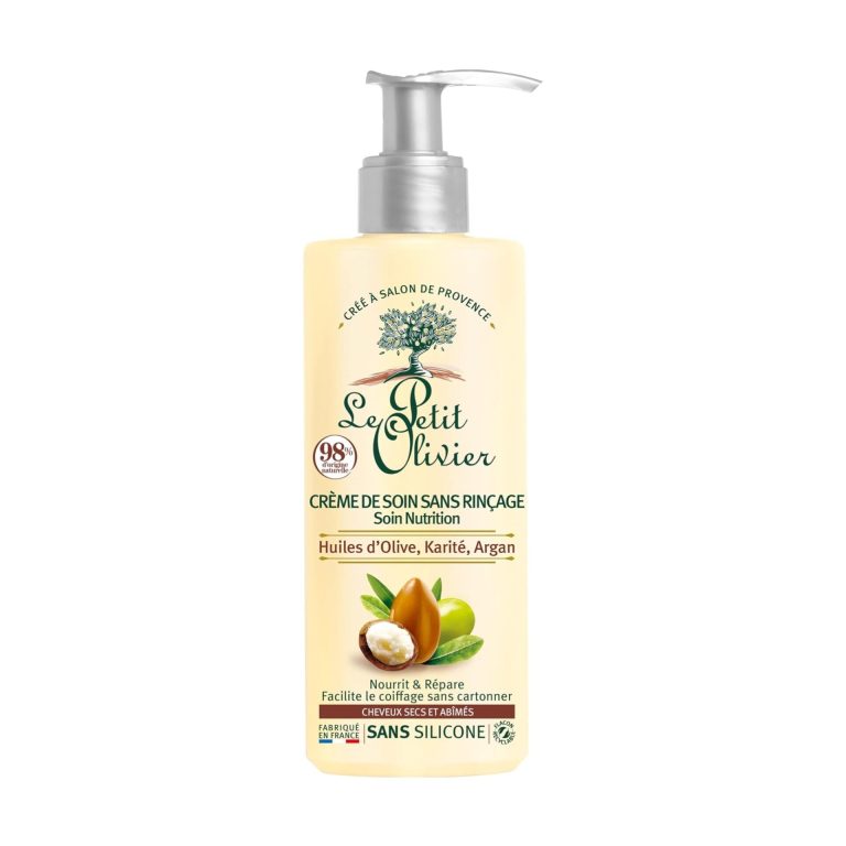 Le Petit Olivier Crème sans rinçage nutrition Olive, karité et argan 200 ml