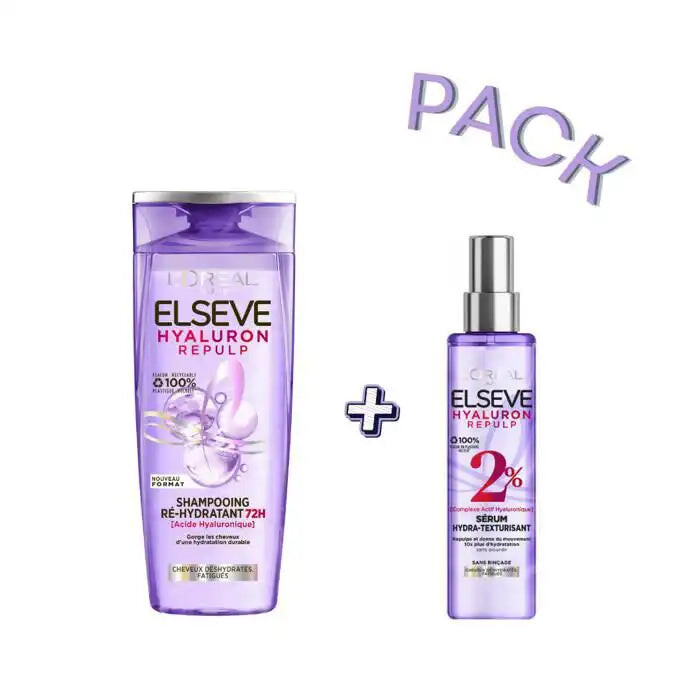 L'Oréal Paris Elseve Hyaluron Repulp Pack Sérum 150 ml + Shampooing 200 ml