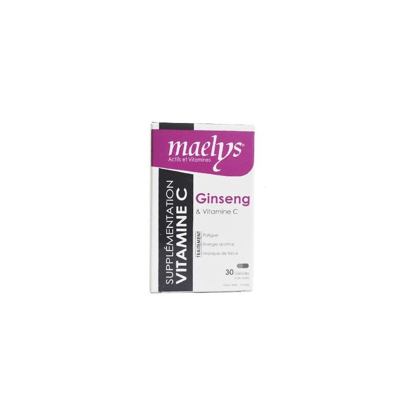 Maelys Ginseng 30 gélules Maelys Ginseng 30 gélules