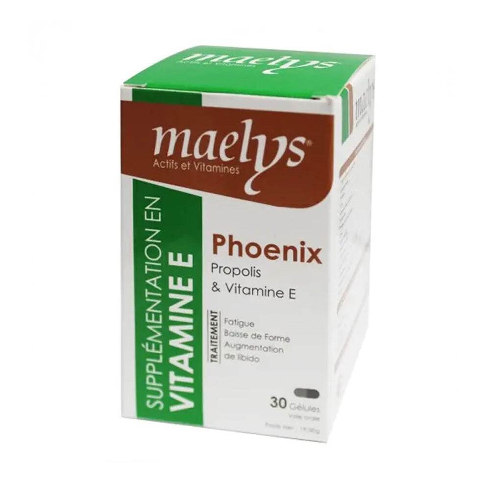 Maelys Phoenix Propolis et vitamine E 30 gélules Maelys Phoenix Propolis et vitamine E 30 gélules
