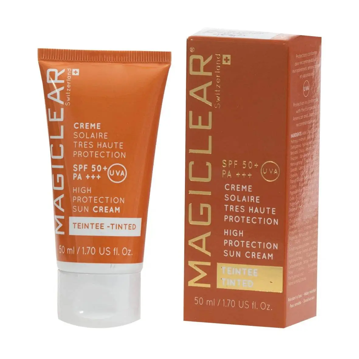Magiclear Crème solaire teintée SPF50+ PA+++ 50 ml Magiclear Crème solaire teintée SPF50+ PA+++ 50 ml