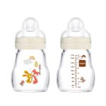 MAM Biberon en verre 170 ml 0 mois+ Forest