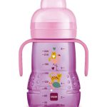 MAM Biberon et tasse Trainer Rose 220 ml
