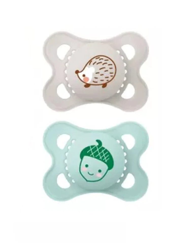 MAM Sucette Original 0-6 mois Hérisson et gland Lot de 2
