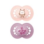 MAM Sucette Original 6 mois+ Rose et mauve Lot de 2