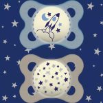 MAM Sucette Original Night 0-6 mois Bleu Lot de 2
