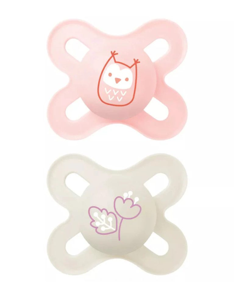 MAM Sucette Start 0-2 mois Rose Lot de 2