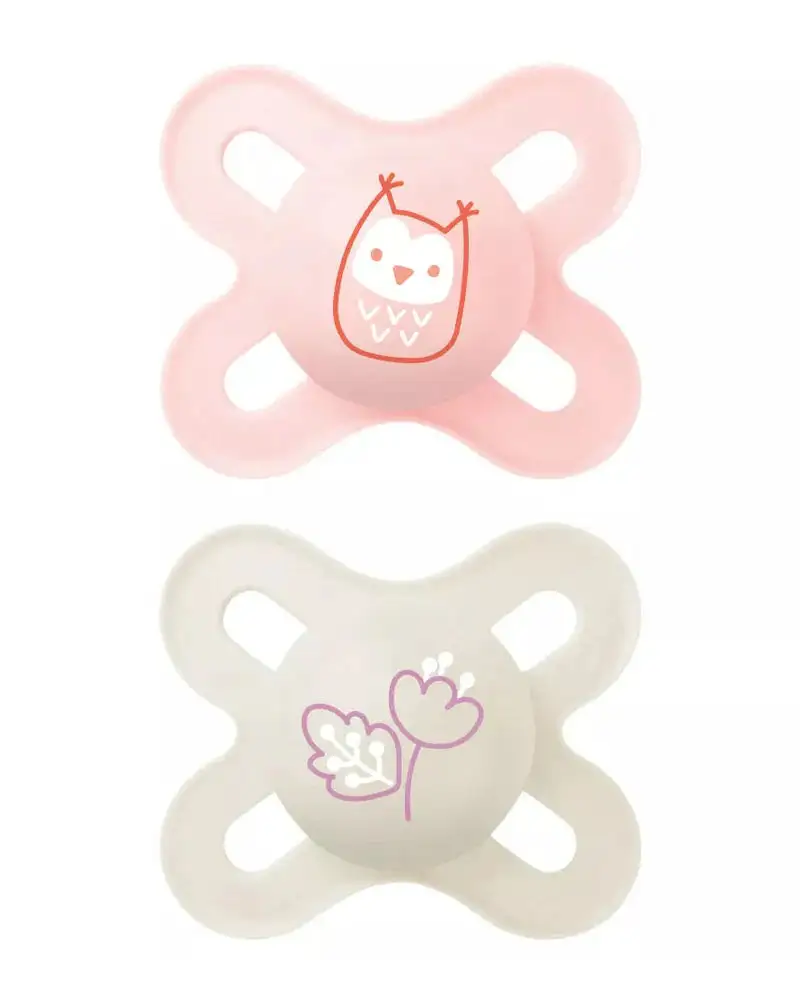 MAM Sucette Start 0-2 mois Rose Lot de 2 MAM Sucette Start 0-2 mois Rose Lot de 2