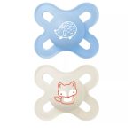 MAM Sucette Start Forest 0-2 mois Bleu et beige Lot de 2