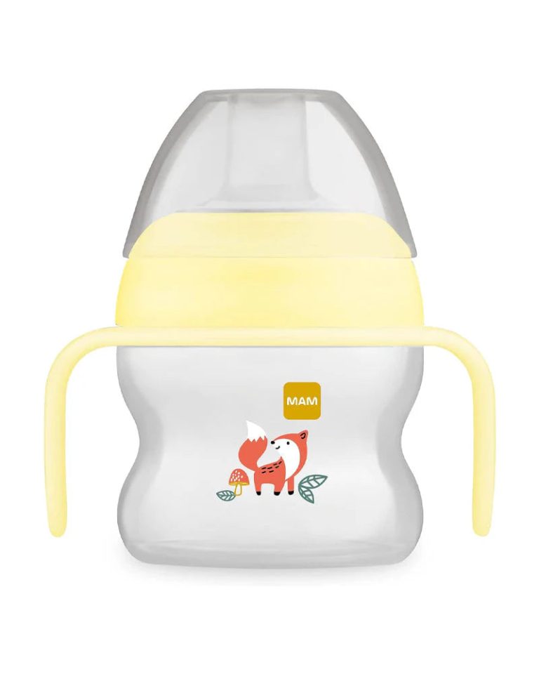 MAM Tasse à bec souple Jaune 150 ml