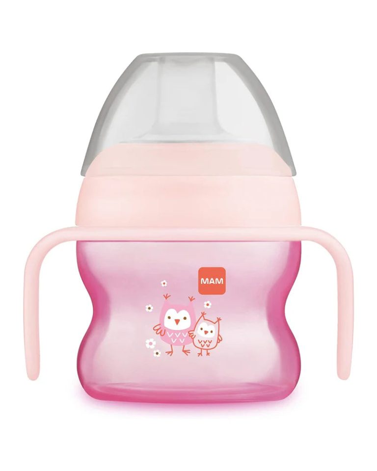 MAM Tasse à bec souple Rose 150 ml