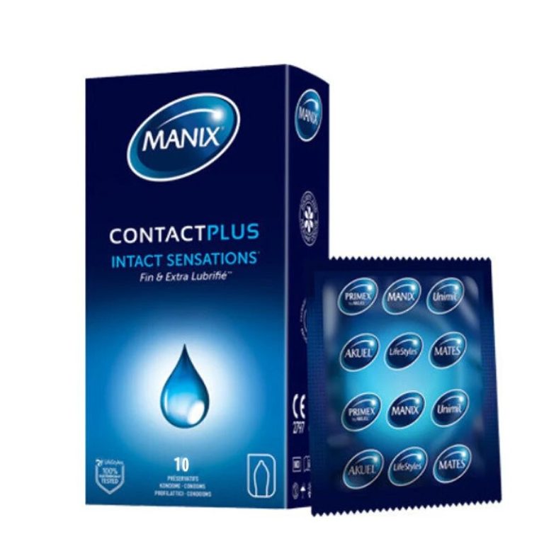 Manix Contact Plus Sensations Intactes 10 préservatifs