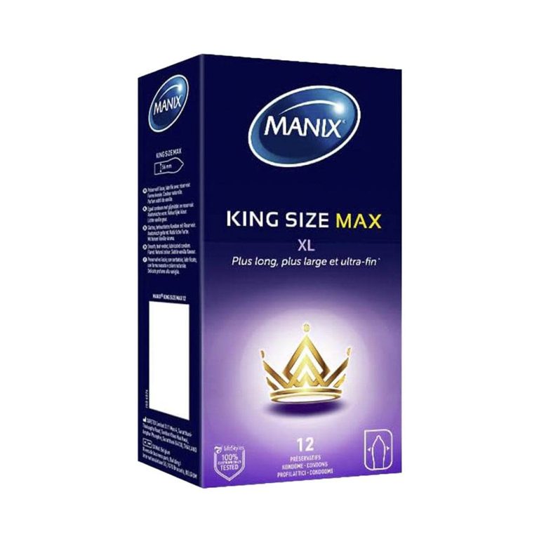 Manix King Size Max 12 préservatifs