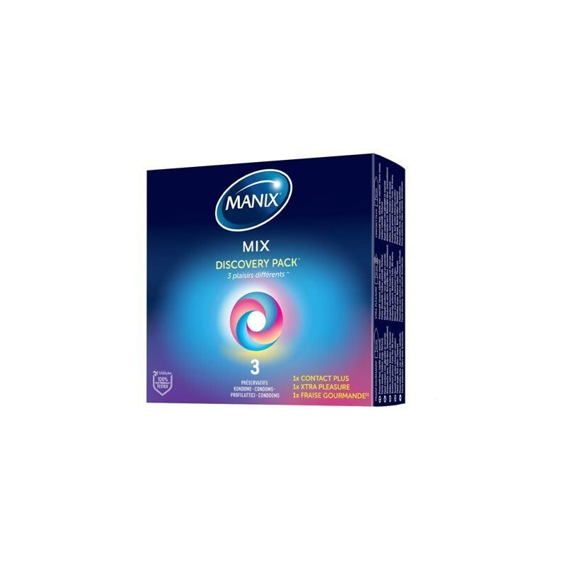 Manix Mix 3 préservatifs Manix Mix 3 préservatifs
