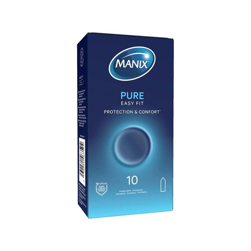 Manix Pure Easy Fit 10 préservatifs Manix Pure Easy Fit 10 préservatifs