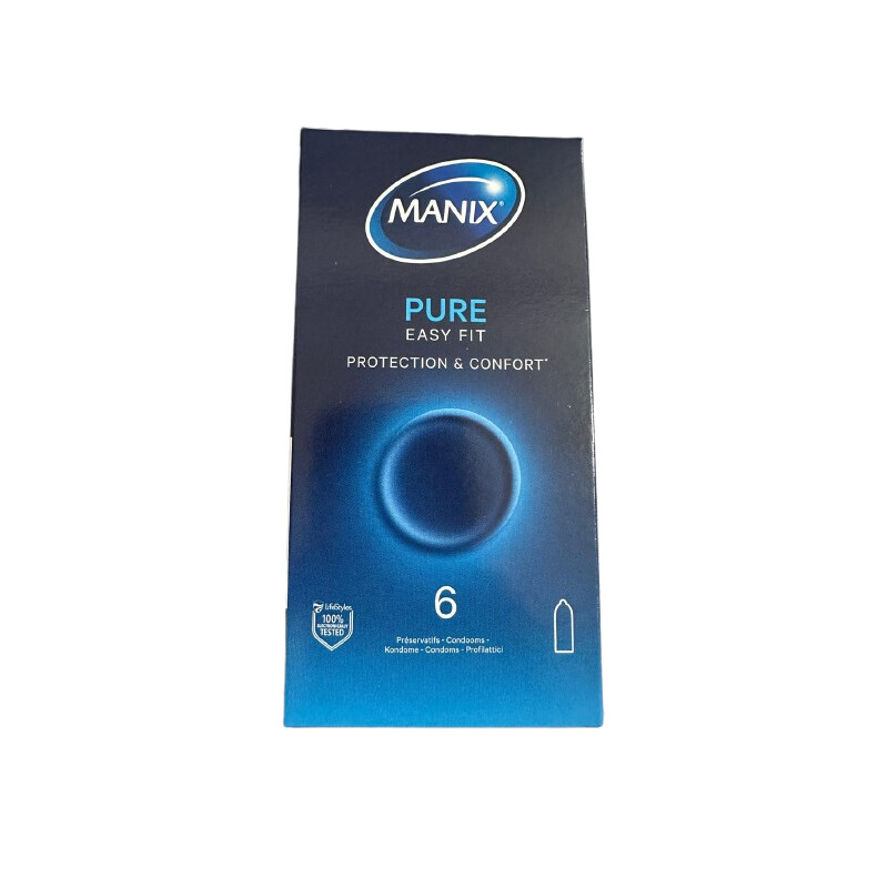 Manix Pure Easy Fit 6 préservatifs Manix Pure Easy Fit 6 préservatifs