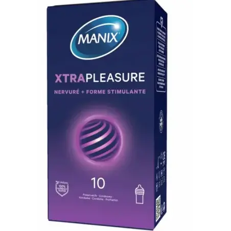 Manix Xtra Pleasure Double Extase 10 préservatifs