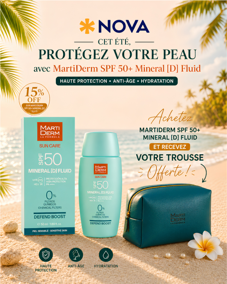 MartiDerm Sun Care Mineral D Fluid SPF50 50 ml + trousse