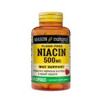 Mason Natural Flush-Free Niacin 500 mg 60 capsules