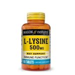 Mason Natural L-Lysine 500 mg 100 comprimés