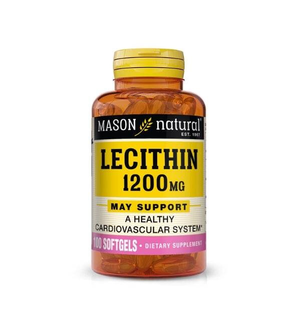 Mason Natural Lecithin 1200 mg 100 capsules molles Mason Natural Lecithin 1200 mg 100 capsules molles