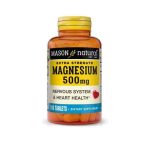 Mason Natural Magnesium 500 mg 100 comprimés