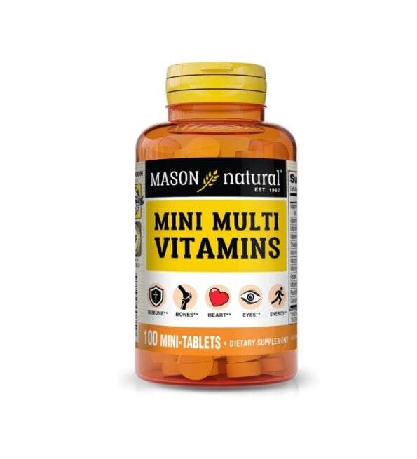 Mason Natural Mini Multivitamins 100 mini-comprimés Mason Natural Mini Multivitamins 100 mini-comprimés