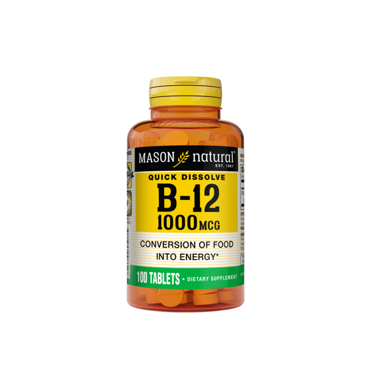 Mason Natural Vitamin B-12 1000 mcg 100 comprimés