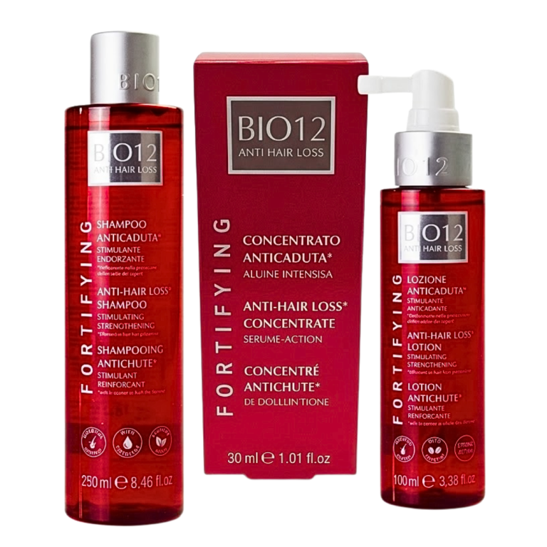 M&D Bio12 Coffret anti-chute Lotion 100 ml + Shampooing 250 ml + Concentré 30 ml