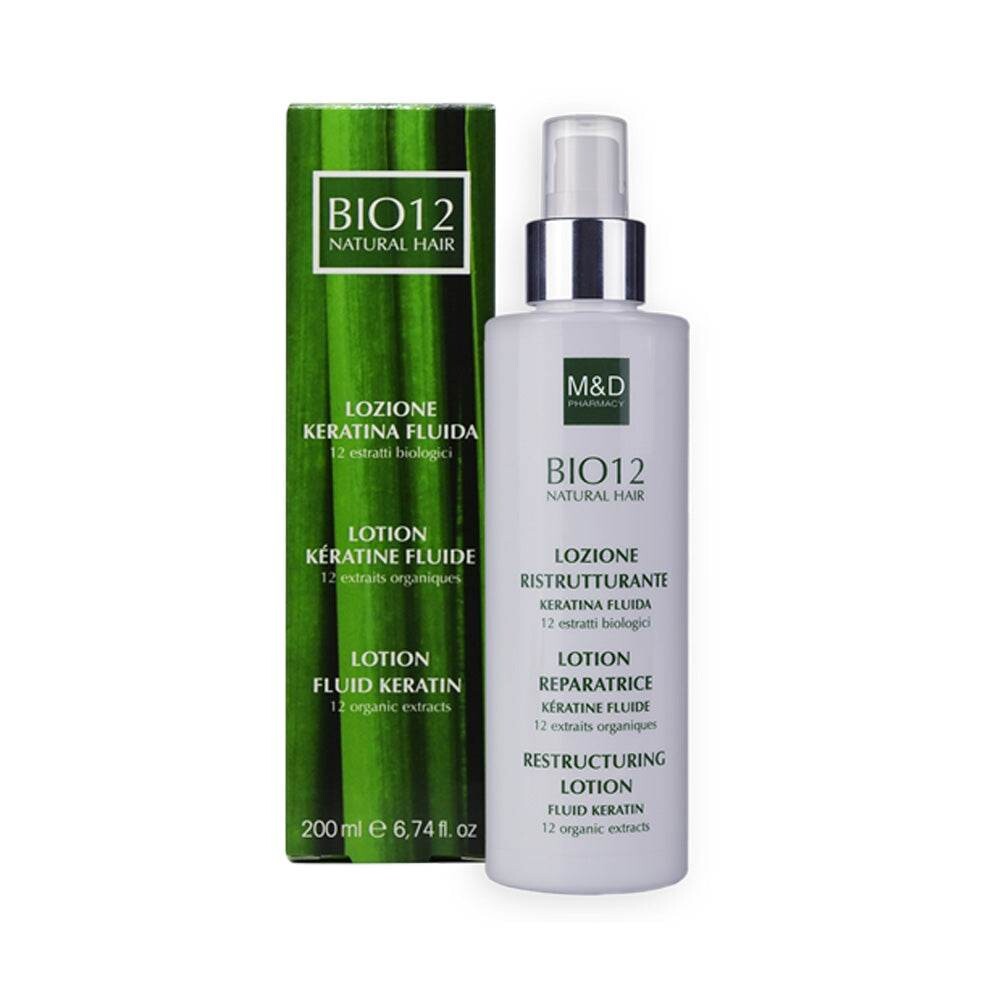 M&D Bio12 Lotion fluide à la kératine 200 ml M&D Bio12 Lotion fluide à la kératine 200 ml