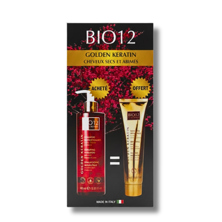 M&D Bio12 Pack Shampooing réparateur + Masque réparateur