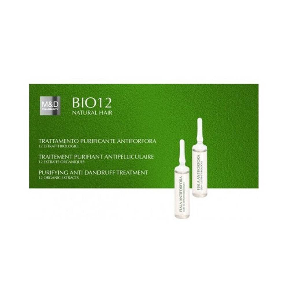 M&D Bio12 Traitement antipelliculaire 10 ampoules M&D Bio12 Traitement antipelliculaire 10 ampoules