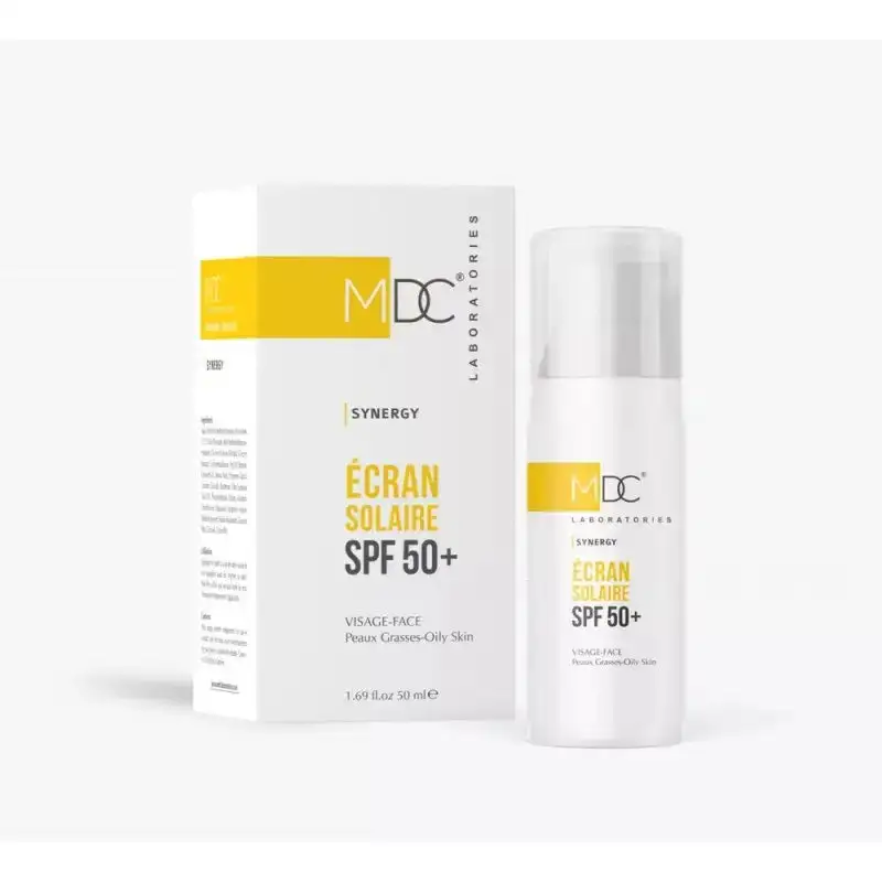 MDC Synergy Écran solaire peaux grasses SPF50+ 50 ml MDC Synergy Écran solaire peaux grasses SPF50+ 50 ml