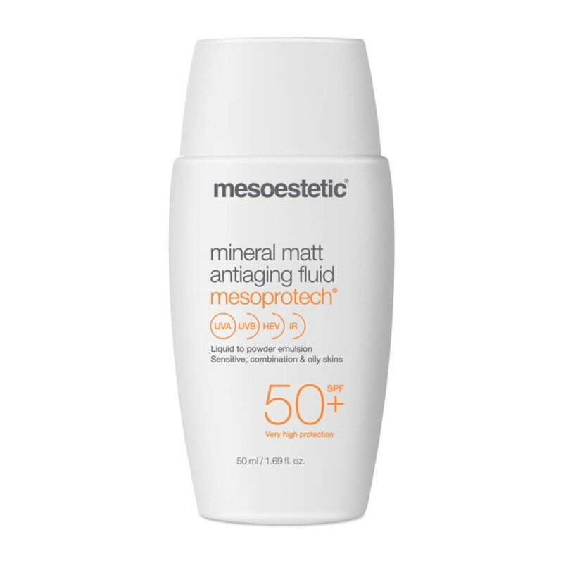 mesoestetic mesoprotech Mineral Matt Antiaging Fluid SPF50+ 50 ml mesoestetic mesoprotech Mineral Matt Antiaging Fluid SPF50+ 50 ml