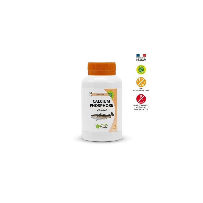 MGD Calcium phosphore vitamine D 120 gélules MGD Calcium phosphore vitamine D 120 gélules