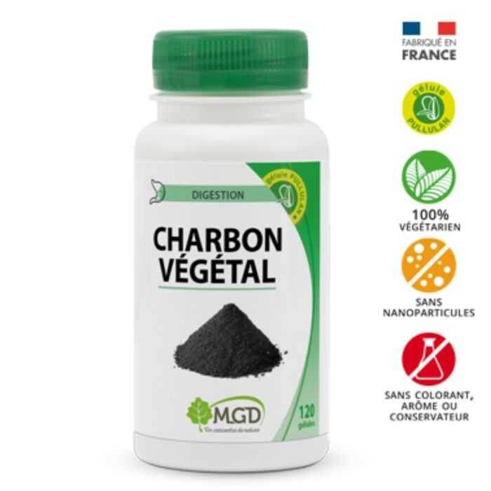 MGD Charbon végétal 120 gélules