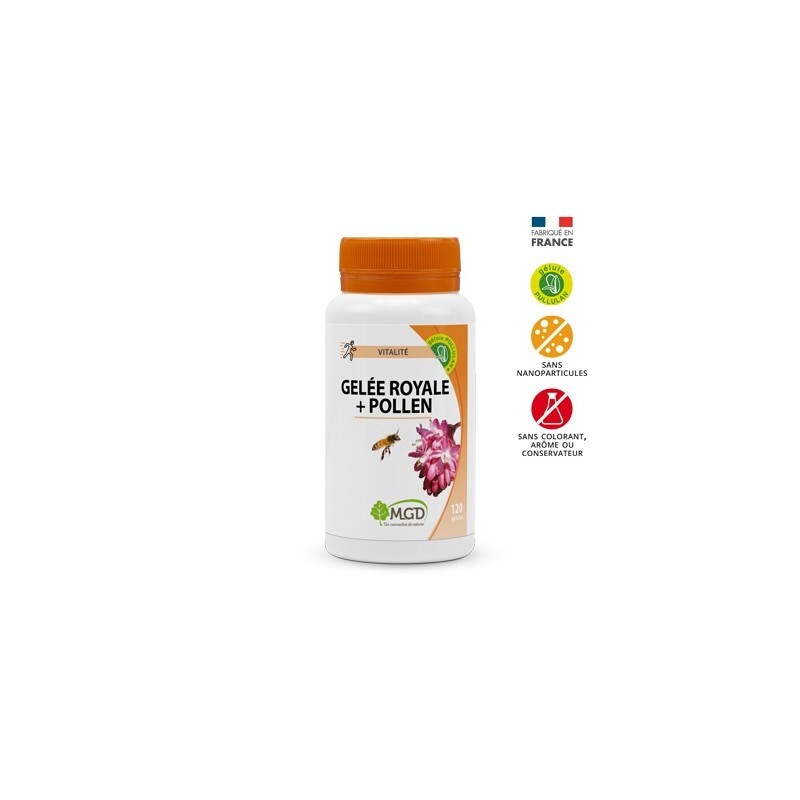 MGD Gelée royale + pollen 90 gélules MGD Gelée royale + pollen 90 gélules