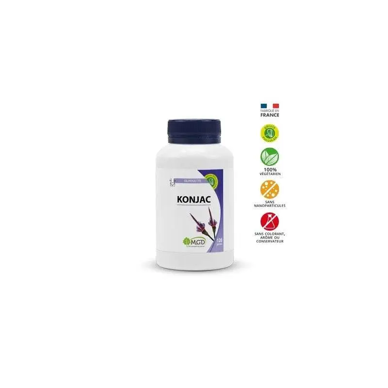 MGD Konjac 120 gélules MGD Konjac 120 gélules