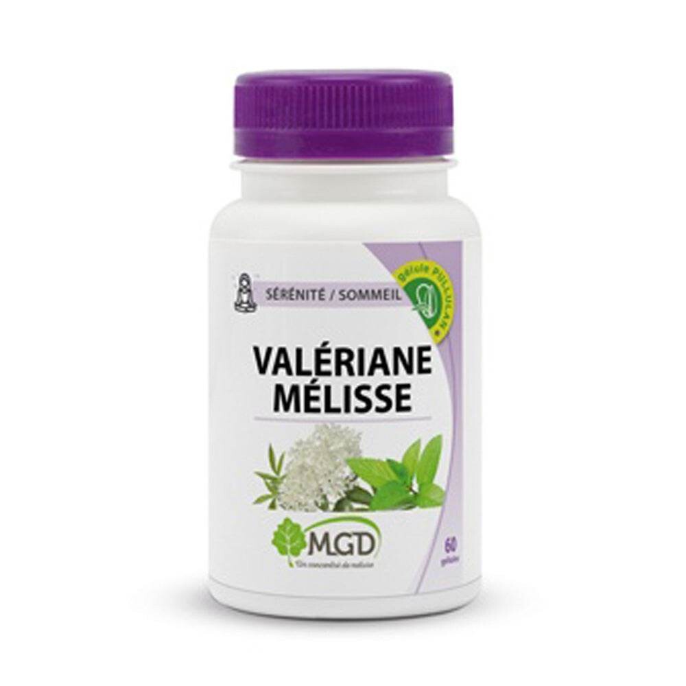 MGD Valériane mélisse 60 gélules MGD Valériane mélisse 60 gélules